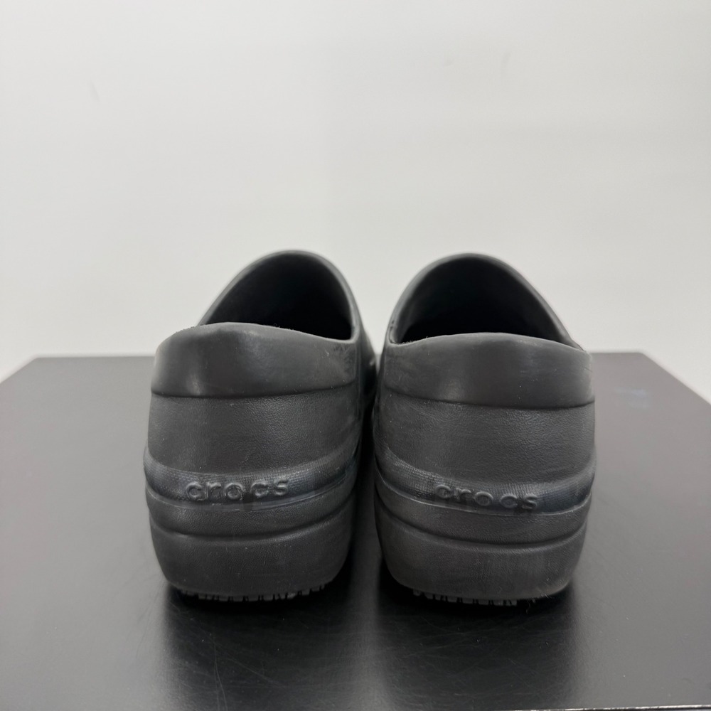 Crocs Neria Pro II Clog Women Size 9 Black Leopard Good Slip Resistant Work Shoe - Picture 6 of 15